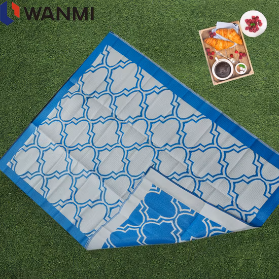 Made in China Handmade Throw Outdoor Polar Fleece Plaid Simple Picnic Rugs