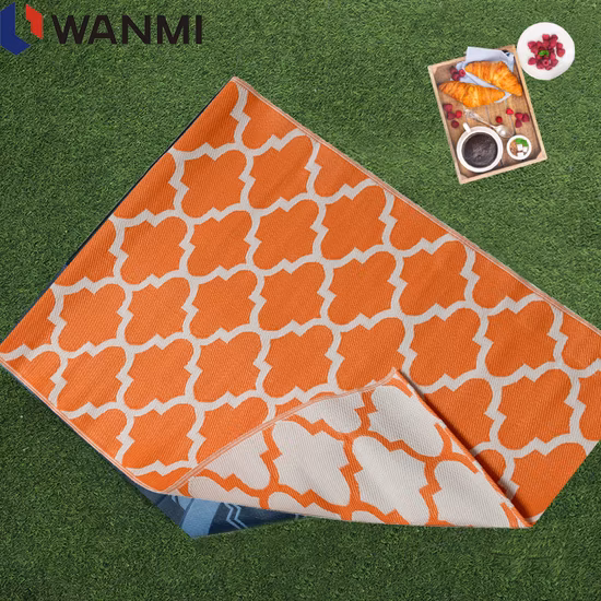 Made in China Handmade Throw Outdoor Polar Fleece Plaid Simple Picnic Rugs