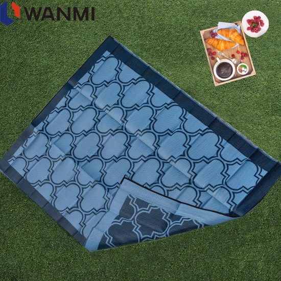 Made in China Handmade Throw Outdoor Polar Fleece Plaid Simple Picnic Rugs
